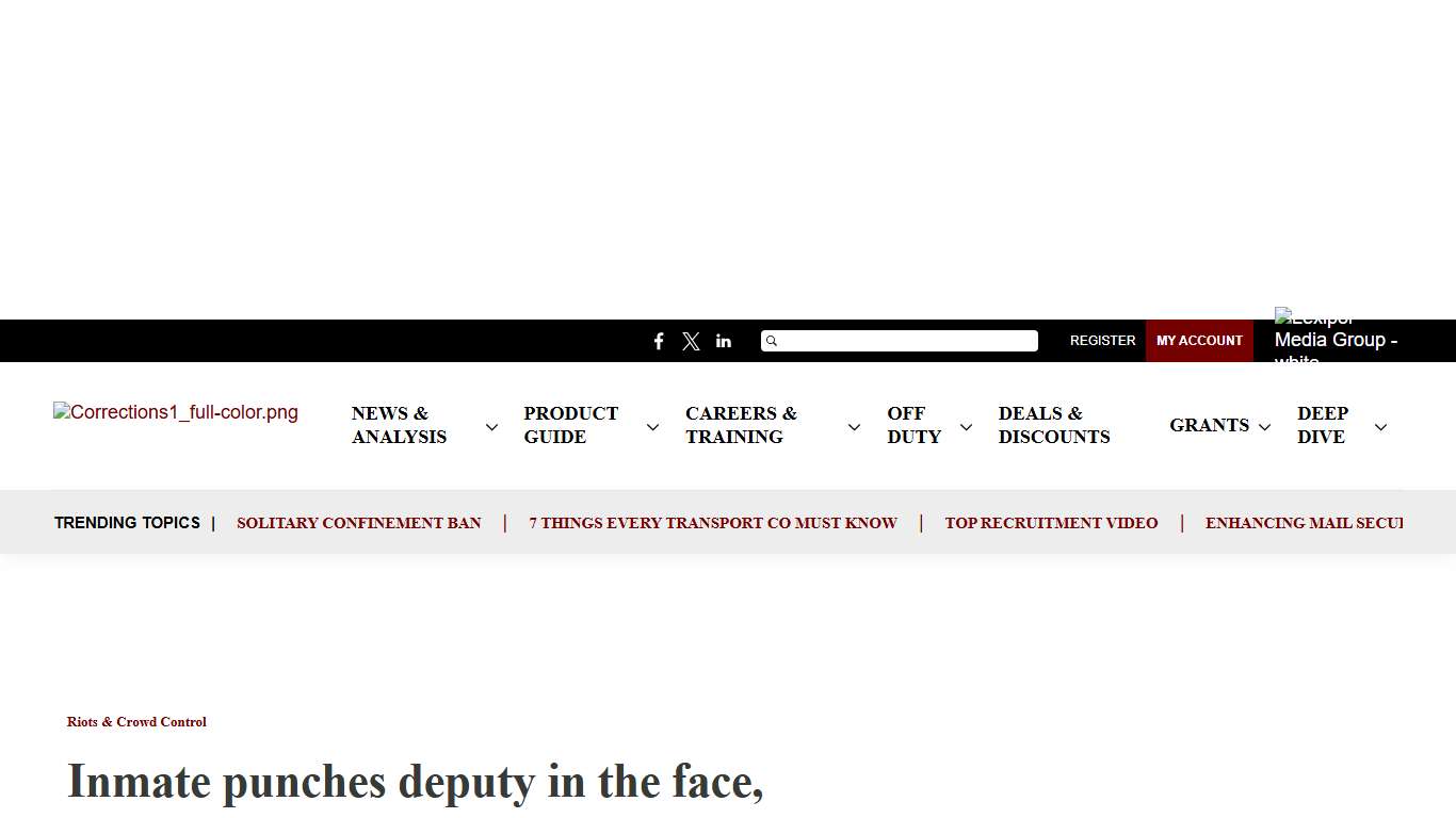 Inmate punches deputy in the face, attempts to incite riot, Wash. sheriff says